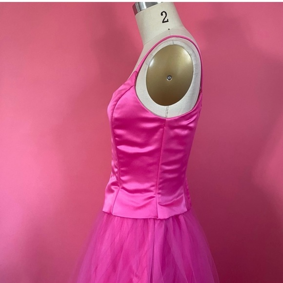 Vtg 90s Rare GUNNE SAX by Jessica McClintock
Statement Satin Corset Prom Dress - Picture 7 of 15